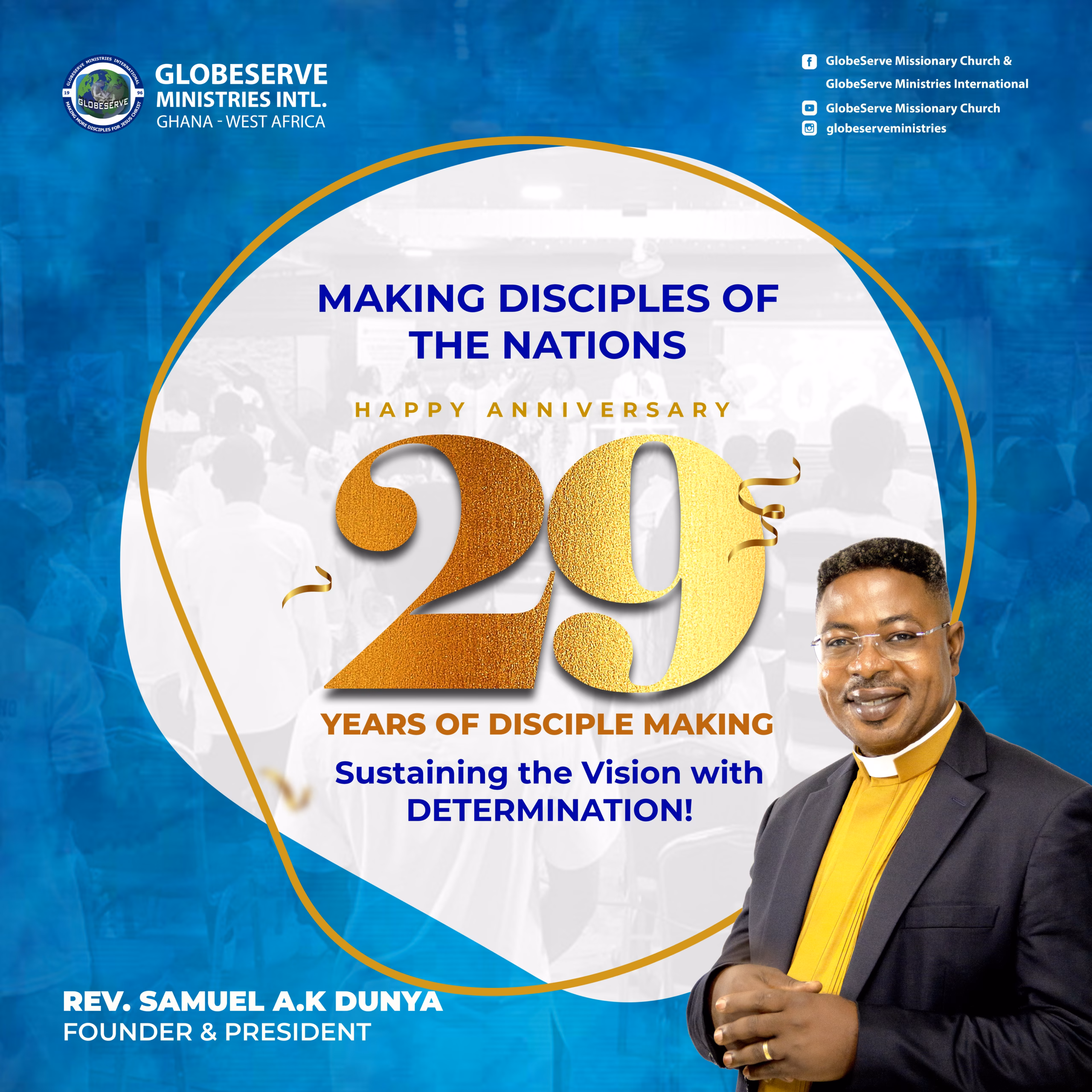 GlobeServe Ministries International Celebrates 29 Years of Disciple-Making in Ghana